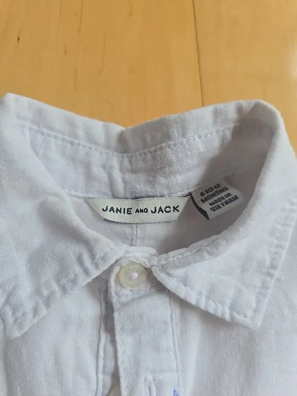 Onesie overol camisa short janie & jack — foto 2