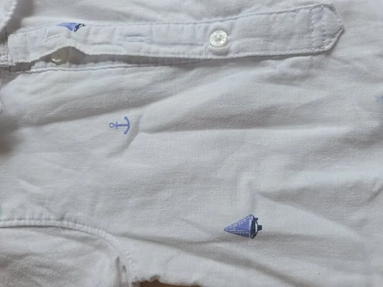 Onesie overol camisa short janie & jack — foto 3
