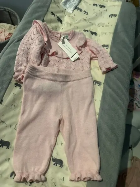 Set tejido niña