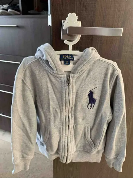 Sudadera con cierre marca POLO