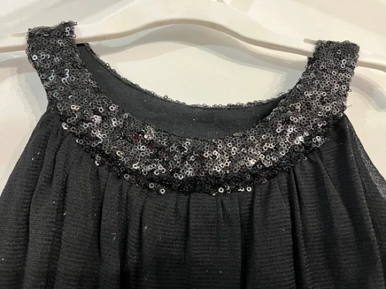 Vestido negro niña — foto 2