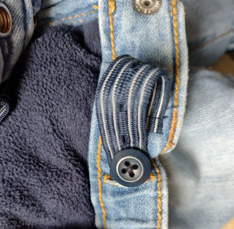 Pantalón de mezclilla con forro — foto 4