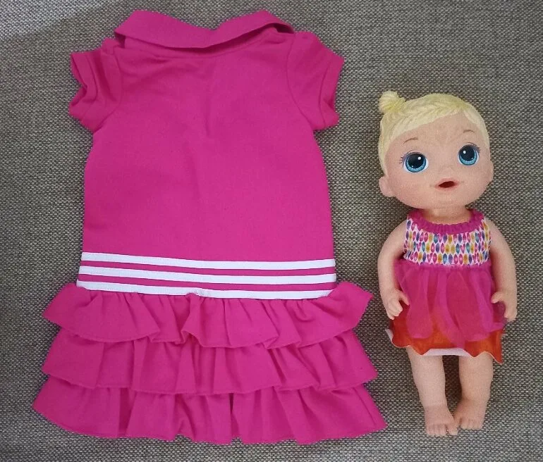 Vestido rosa adidas — foto 3