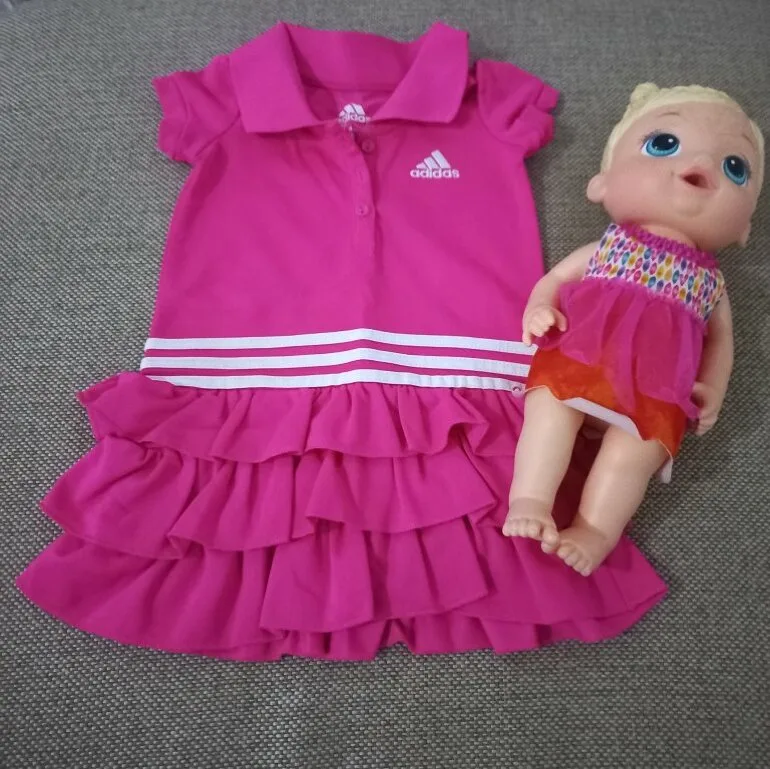 Vestido rosa adidas — foto 4