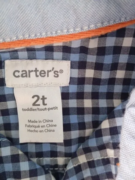 Camisas de cuadros, Talla 2, para niño