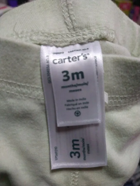 Pantalón para bebe color pistache — foto 3