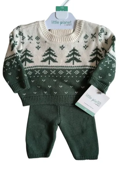 Conjunto navideño para recién nacido