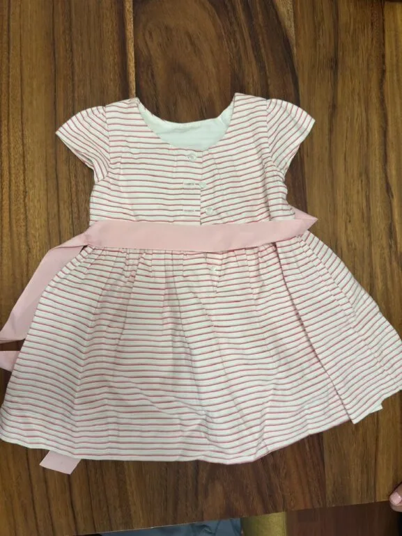 Vestido Ralph Lauren 12 meses Rayas rosa — foto 2