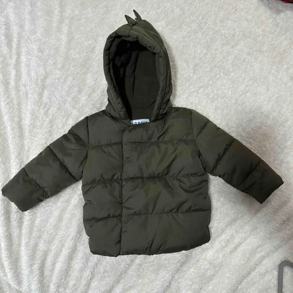 Chamarra verde de niño talla 18-24m