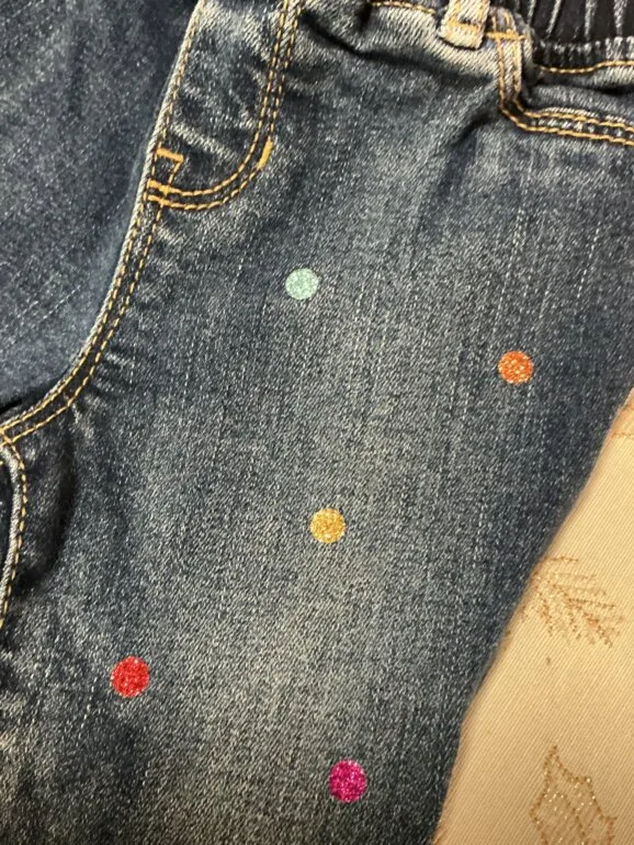 Jeans con lunares brillosos (A) — foto 4