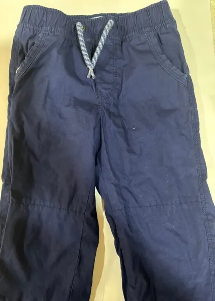 Pantalón baby gap azul talla 4 con forro