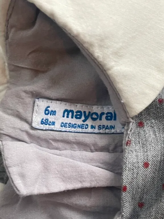 Vestido Mayoral bebé 6 meses como nuevo — foto 3