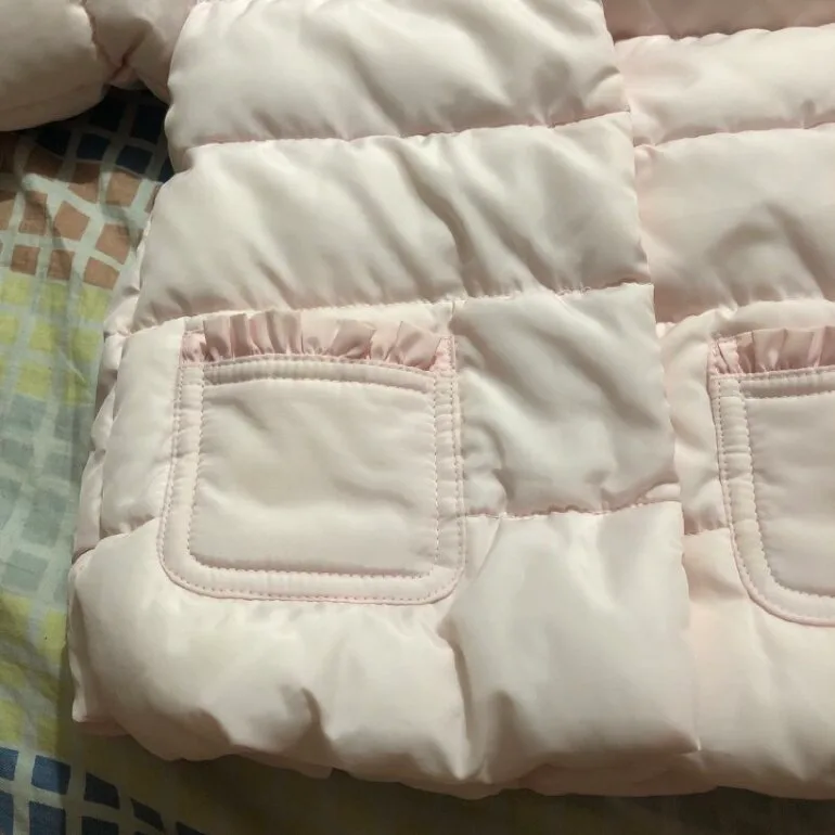 Abrigo rosa de niña benetton — foto 4