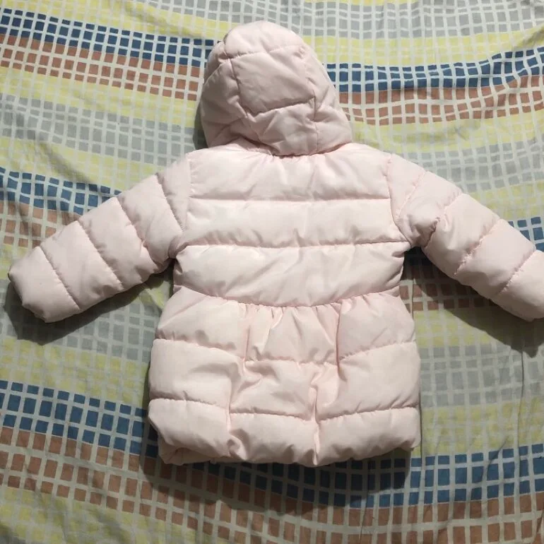 Abrigo rosa de niña benetton — foto 2