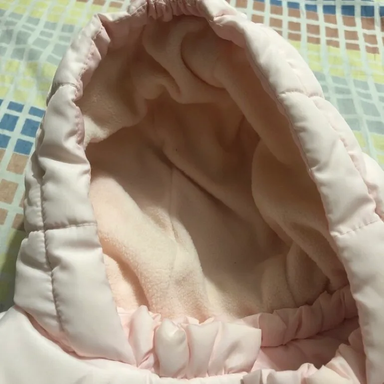 Abrigo rosa de niña benetton — foto 5