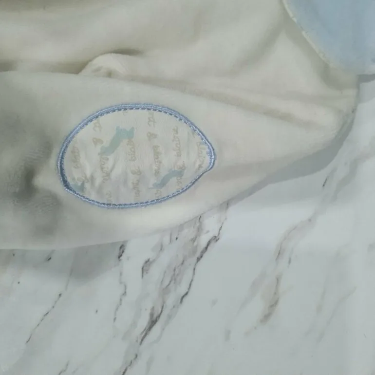 Sueter azul blanco con cuello — foto 5