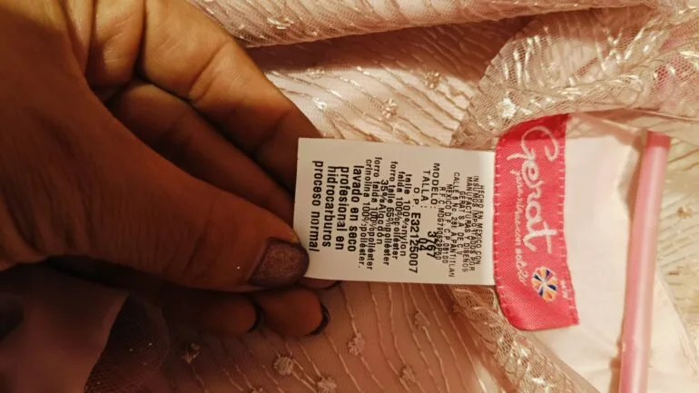 Vestido color palo de rosa talla 4 — foto 3