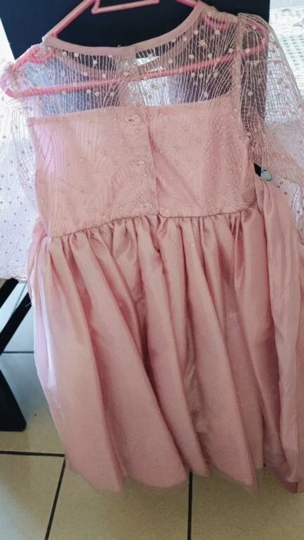 Vestido color palo de rosa talla 4 — foto 2