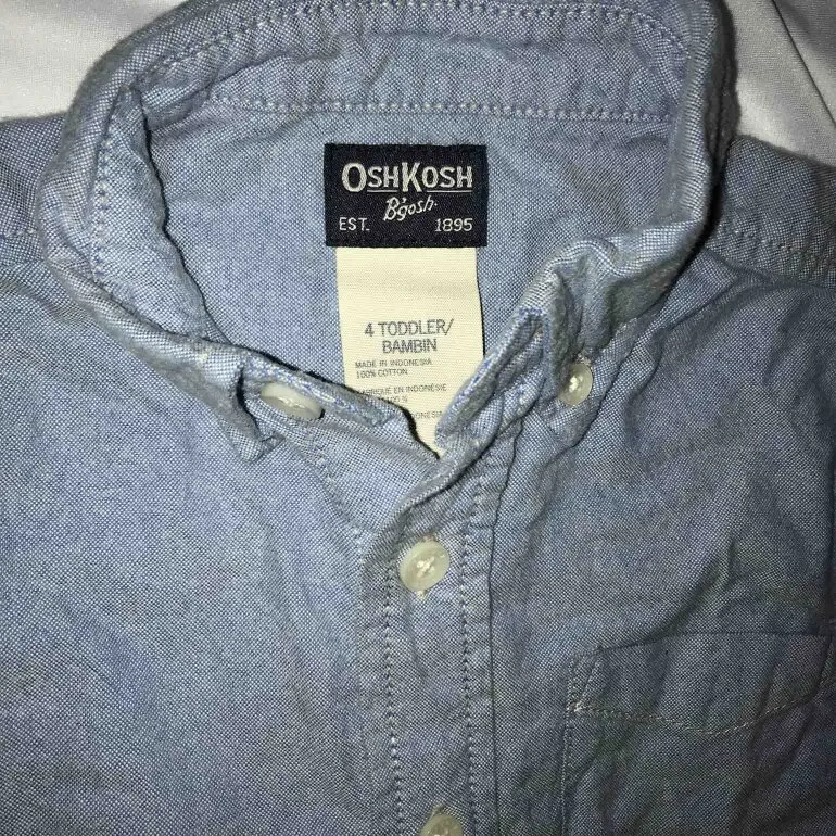 3 Camisas Para Niño Marca Oshkosh 4Años — foto 3
