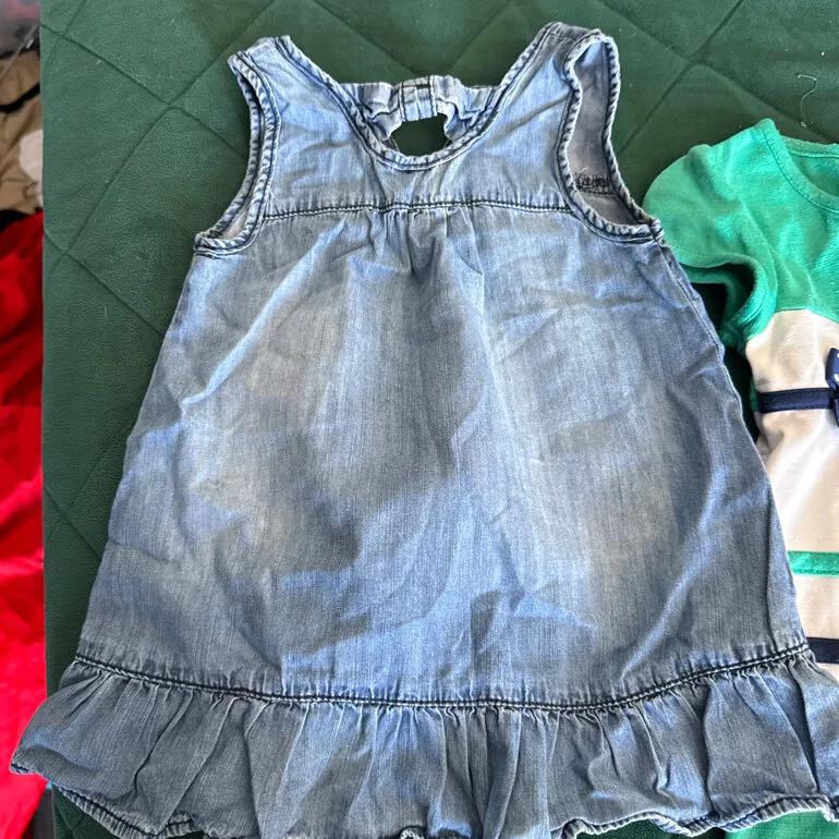 Lote bebé 18-24 GAP vestido short zapato — foto 3