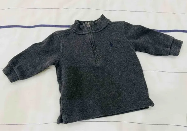 Suéter gris Ralph Lauren