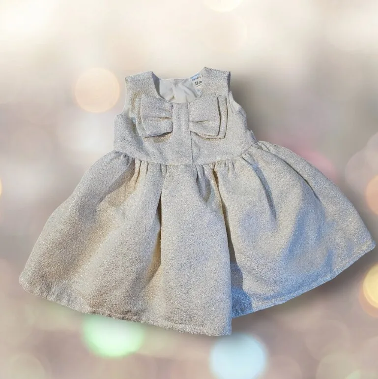 Elegante vestido Glitter dorado — foto 2