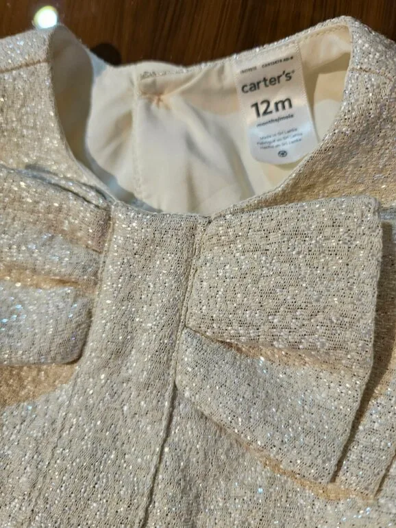 Elegante vestido Glitter dorado — foto 5
