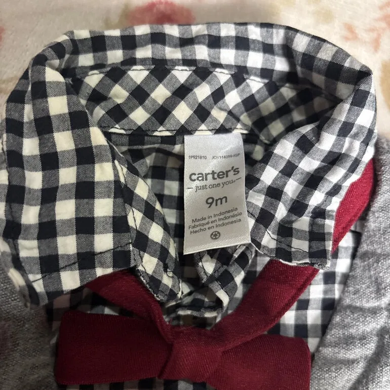 Conjunto formal Carters 9 meses — foto 3