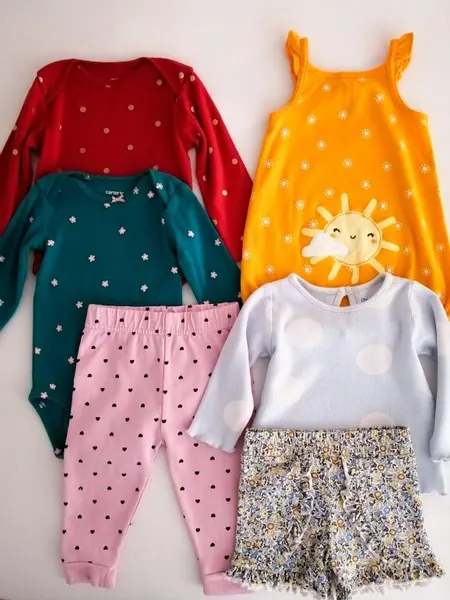 Pack de 6 prendas para beba