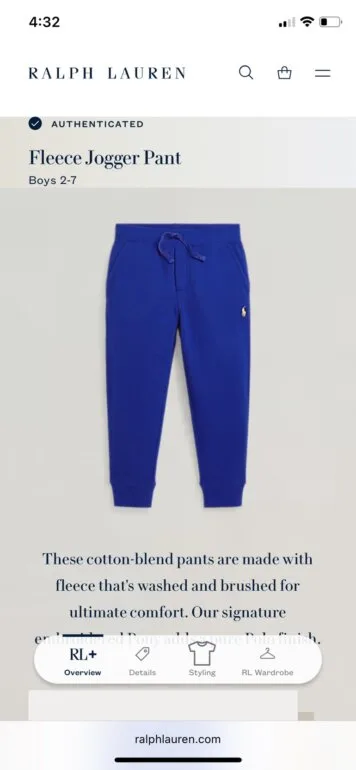 Pants polo niño azul — foto 2