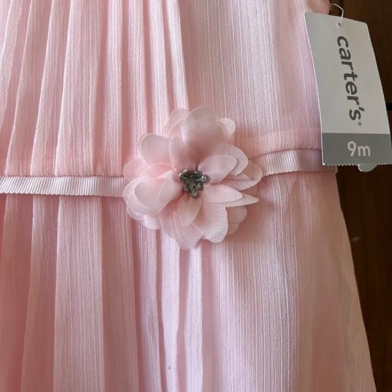 Vestido vaporoso rosa — foto 2