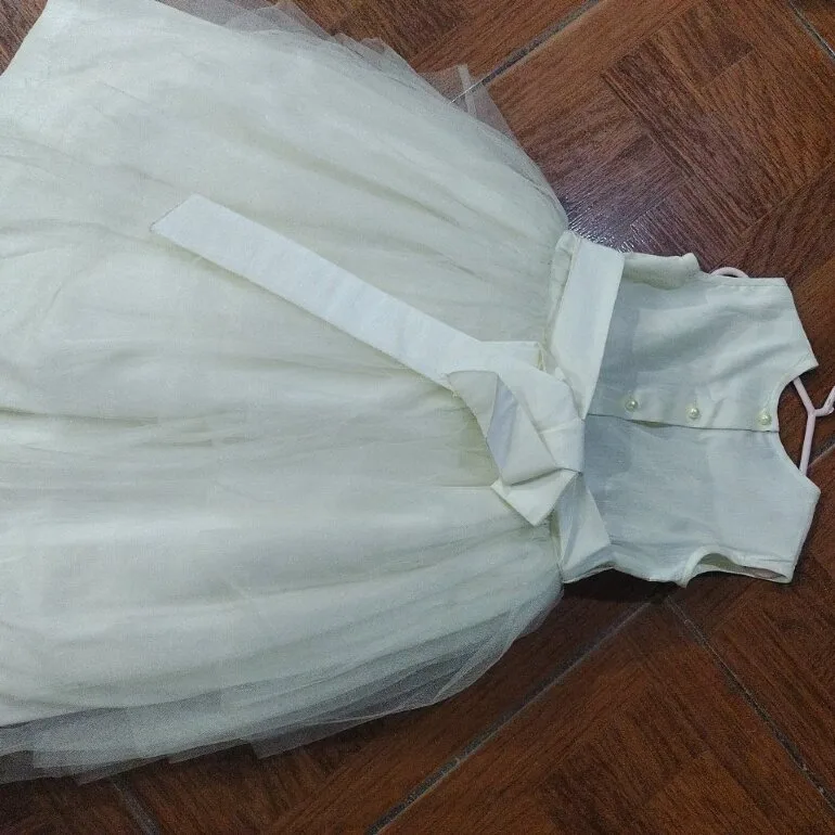 Vestido Bautizo perla — foto 2