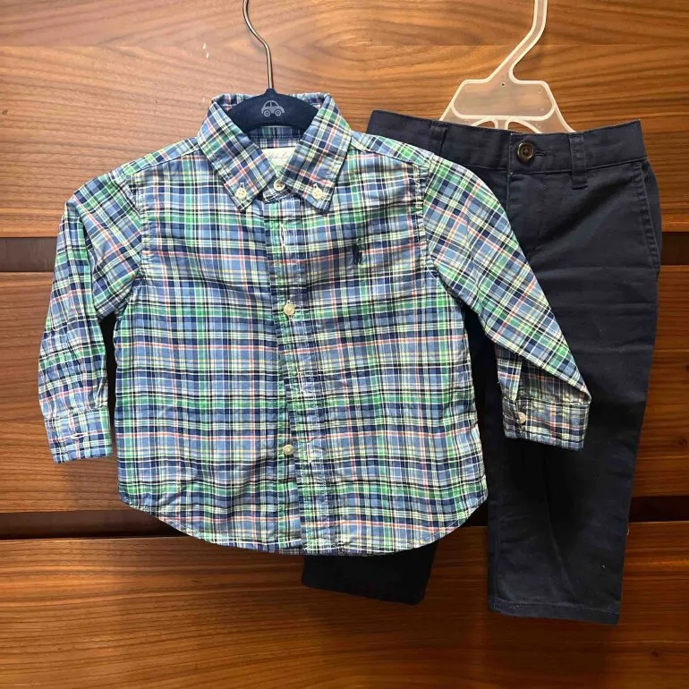 Camisa pantalón a cuadros — foto 4