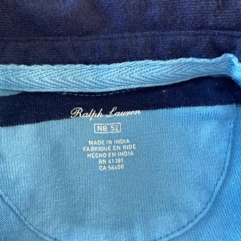 Pañalera manga larga Ralph Lauren Nb — foto 3