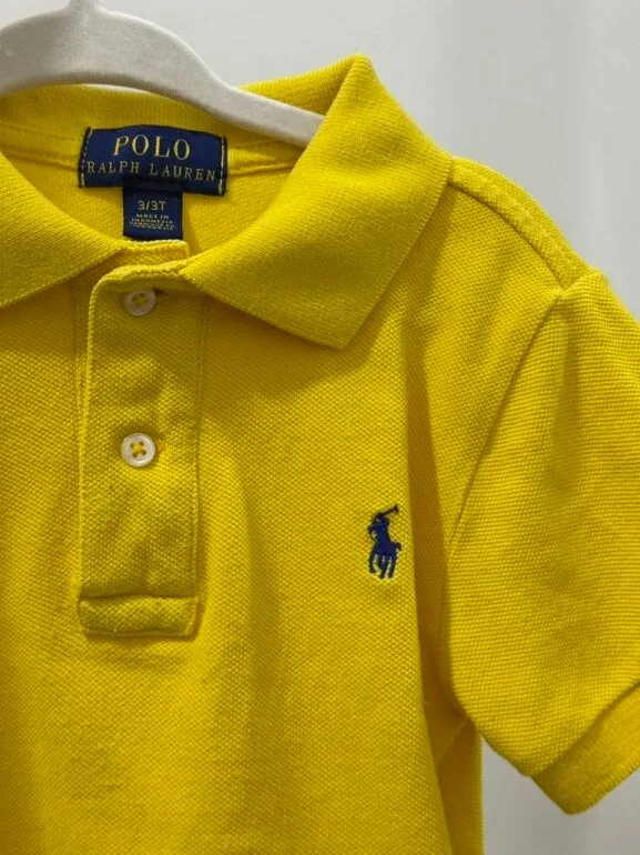 Playera polo niño amarilla — foto 2