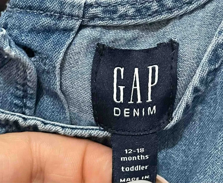Vestido de mezclilla Baby Gap — foto 2