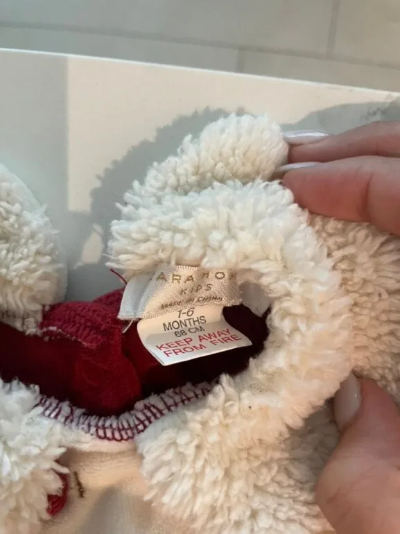 Traje de santa para bebé — foto 3