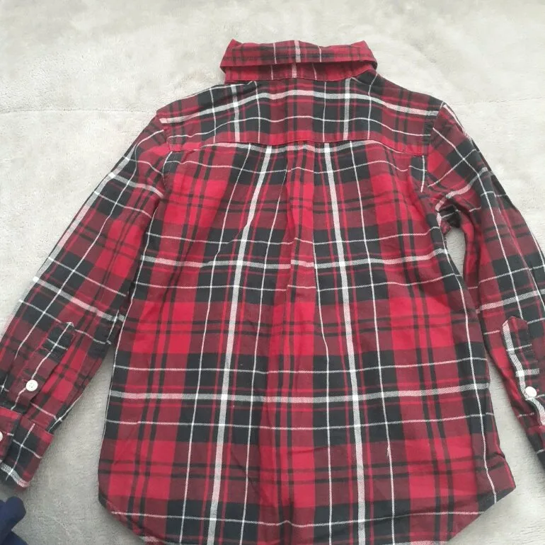 Camisa a cuadros roja ralph lauren — foto 3