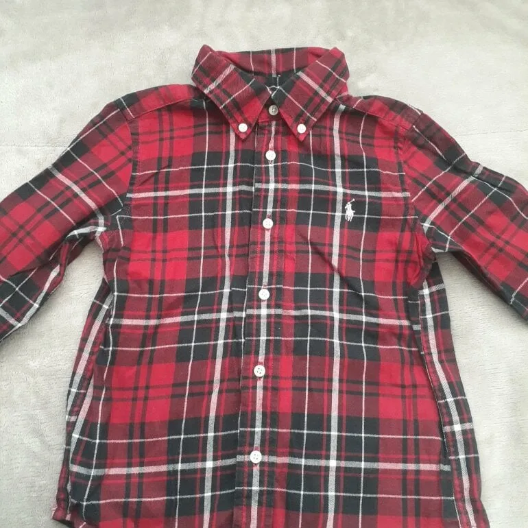 Camisa a cuadros roja ralph lauren — foto 2