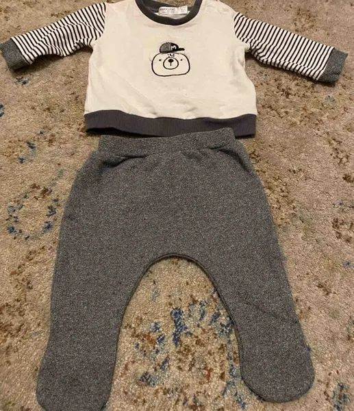 Conjunto osito mayoral gris