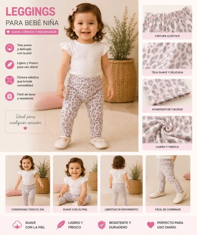 Pantalón rosa con gris — foto 3
