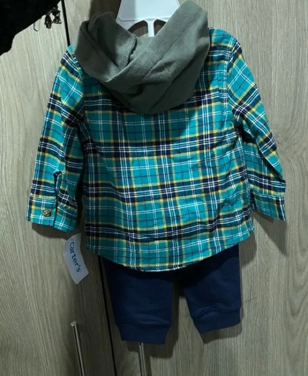 Set dos piezas camisa de cuadros — foto 2
