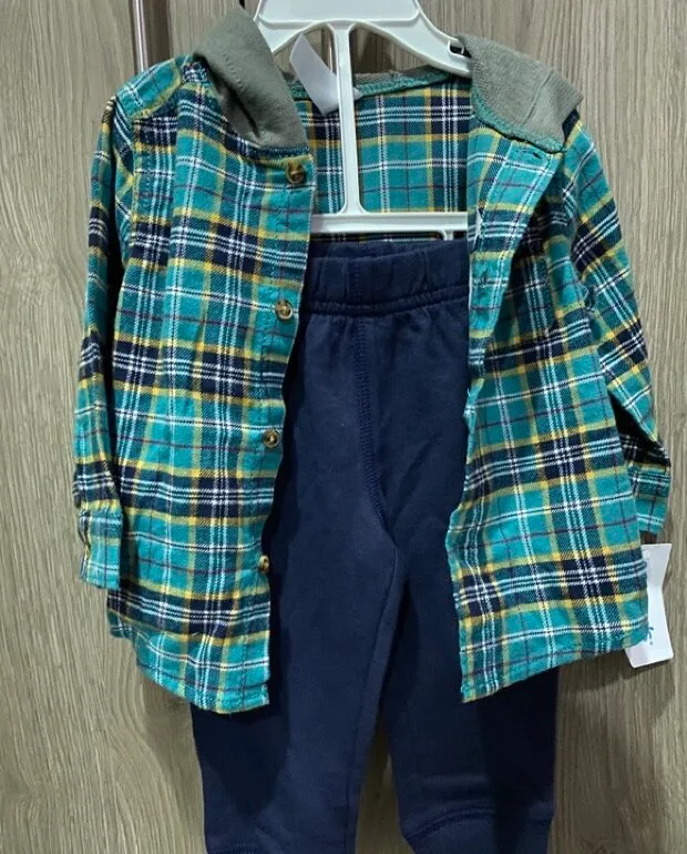 Set dos piezas camisa de cuadros — foto 4