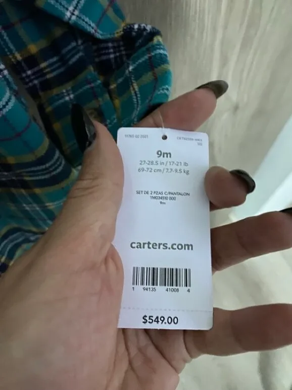 Set dos piezas camisa de cuadros — foto 5