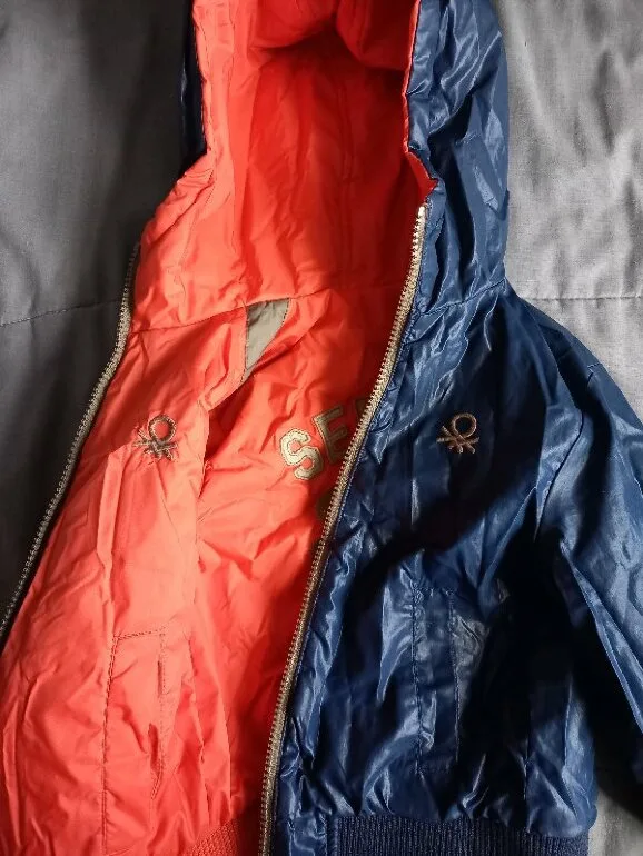 Chamarra doble vista Benetton 3años — foto 4