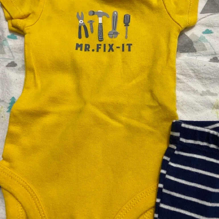Conjunto rayado azul marino — foto 4