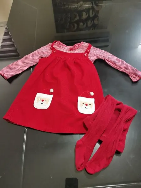 Vestido para niña navidad