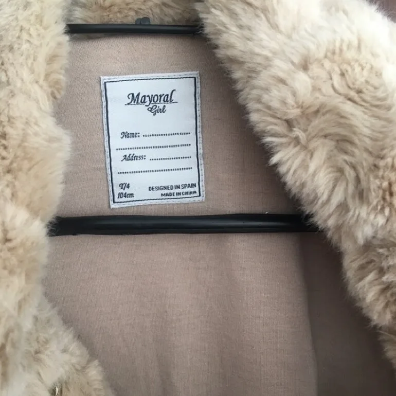 Abrigo café/beige — foto 3