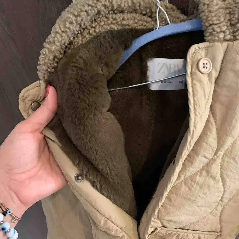 Chamarra beige — foto 3
