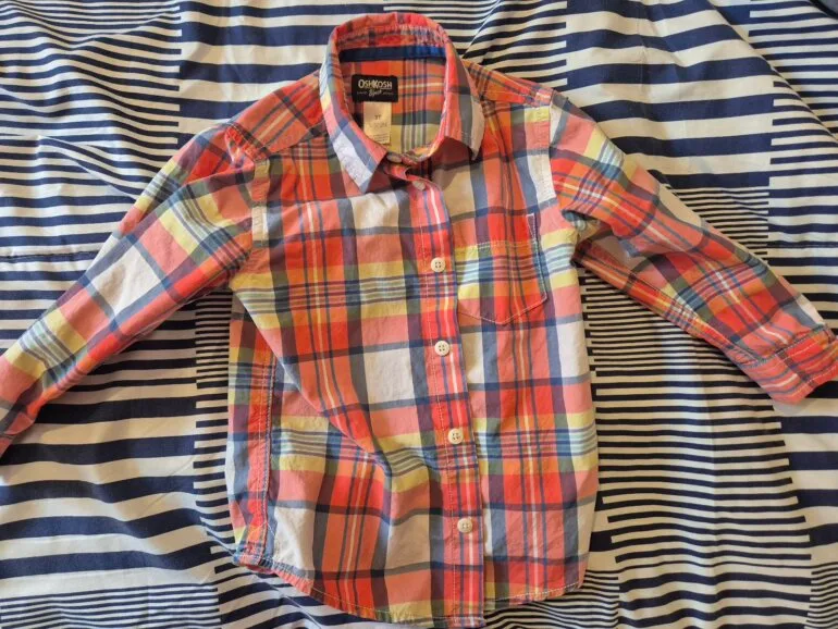 Lote 6 camisas talla 3 manga larga — foto 5